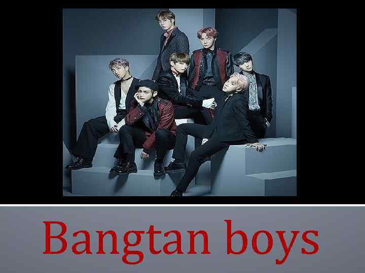 Bangtan boys 