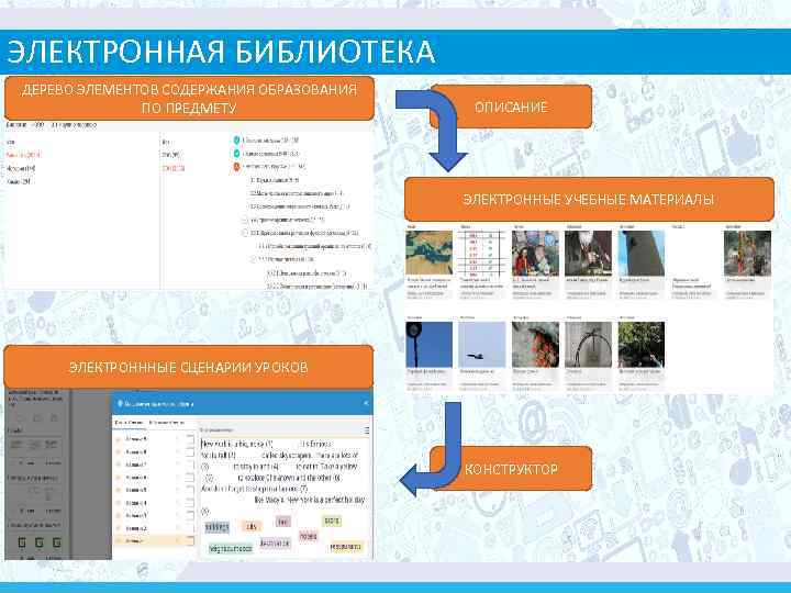 ЭЛЕКТРОННАЯ БИБЛИОТЕКА ДЕРЕВО ЭЛЕМЕНТОВ СОДЕРЖАНИЯ ОБРАЗОВАНИЯ ПО ПРЕДМЕТУ ОПИСАНИЕ ЭЛЕКТРОННЫЕ УЧЕБНЫЕ МАТЕРИАЛЫ ЭЛЕКТРОНННЫЕ СЦЕНАРИИ