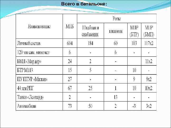 Всего в батальоне: 