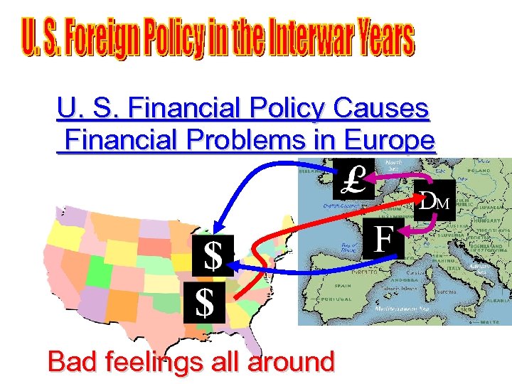 U. S. Financial Policy Causes Financial Problems in Europe Bad feelings all around 