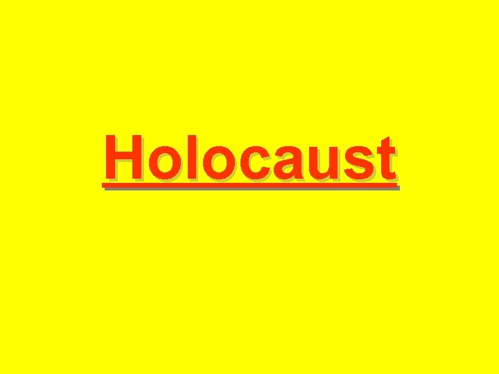 Holocaust 