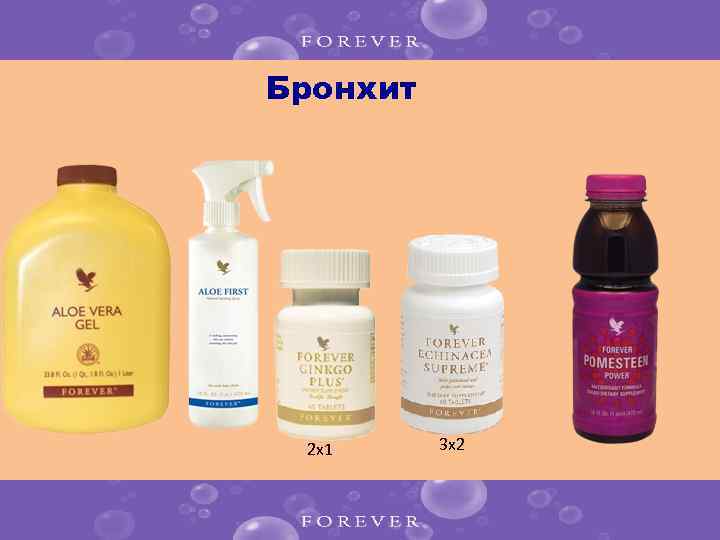 Бронхит 2 x 1 3 x 2 