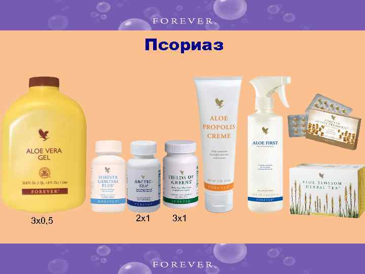 Псориаз 3 x 0, 5 2 x 1 3 x 1 