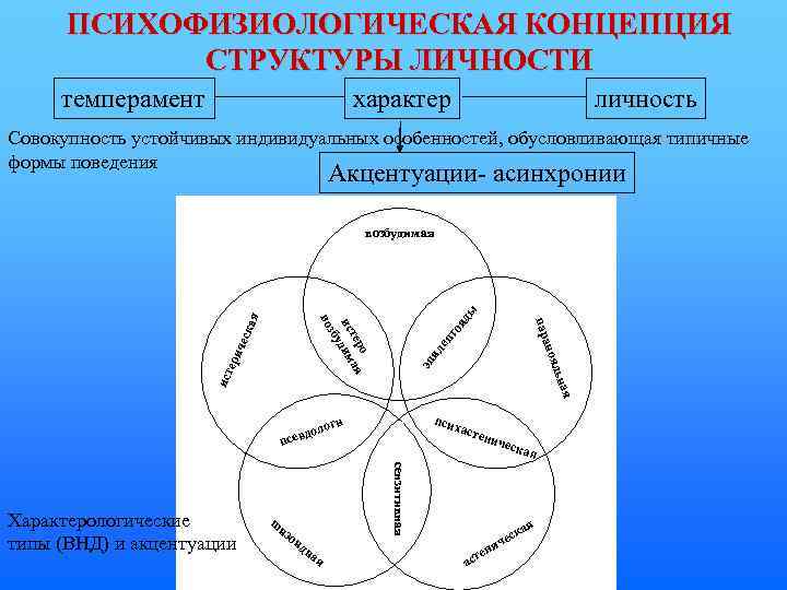 Структура личности темперамент характер