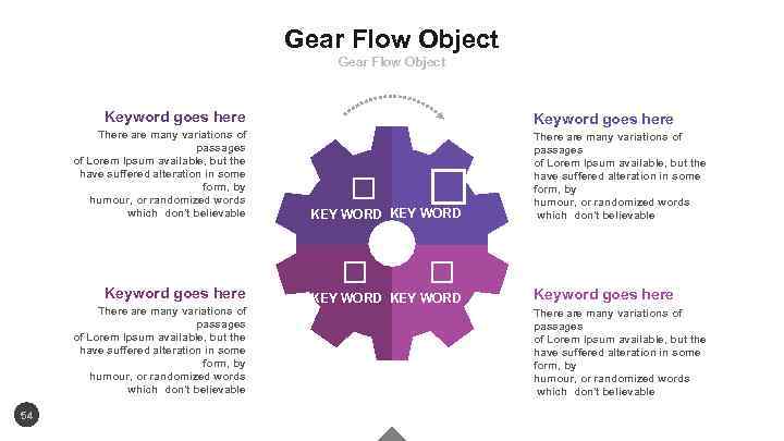 Gear Flow Object Keyword goes here There are many variations of passages of Lorem