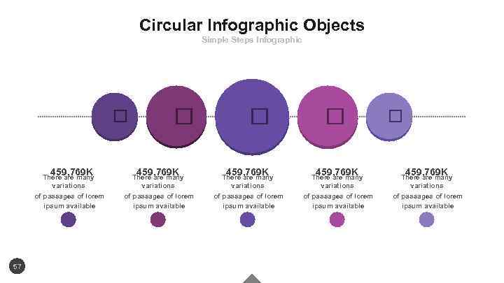 Circular Infographic Objects Simple Steps Infographic 459, 769 K There are many variations of