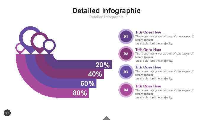 Detailed Infographic Title Goes Here 01 There are many variations of passages of lorem