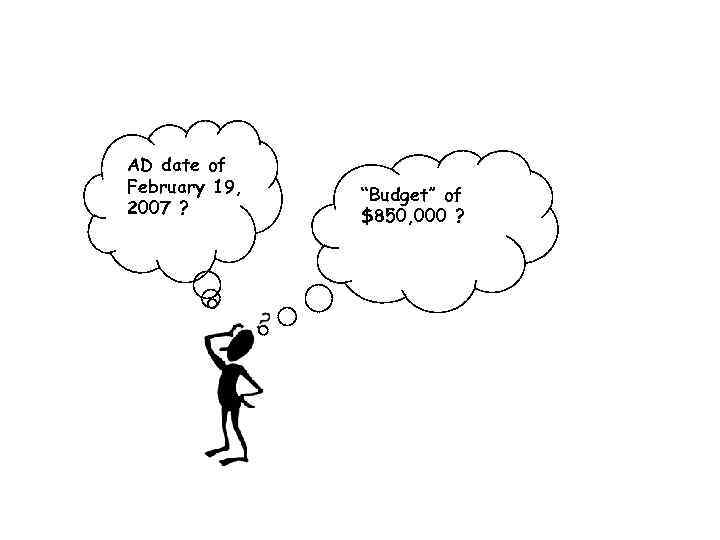 AD date of February 19, 2007 ? “Budget” of $850, 000 ? 