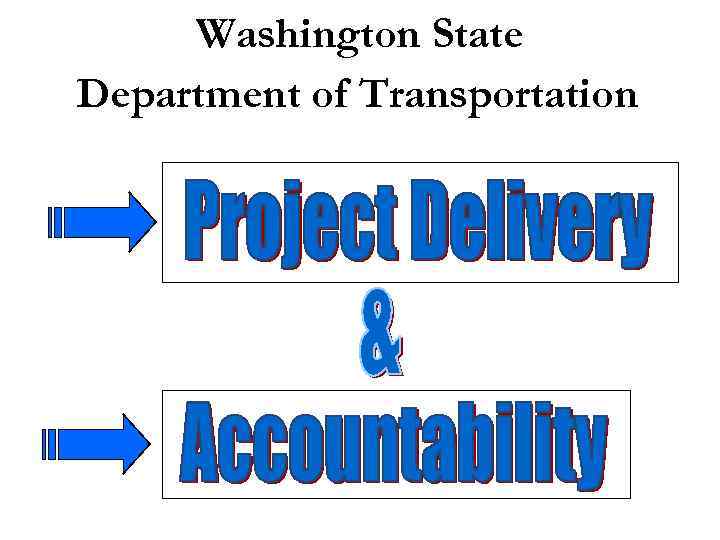 Washington State Department of Transportation 