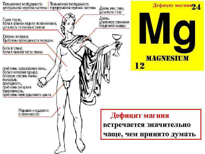 Дефицит магния встречается значительно чаще, чем принято думать 