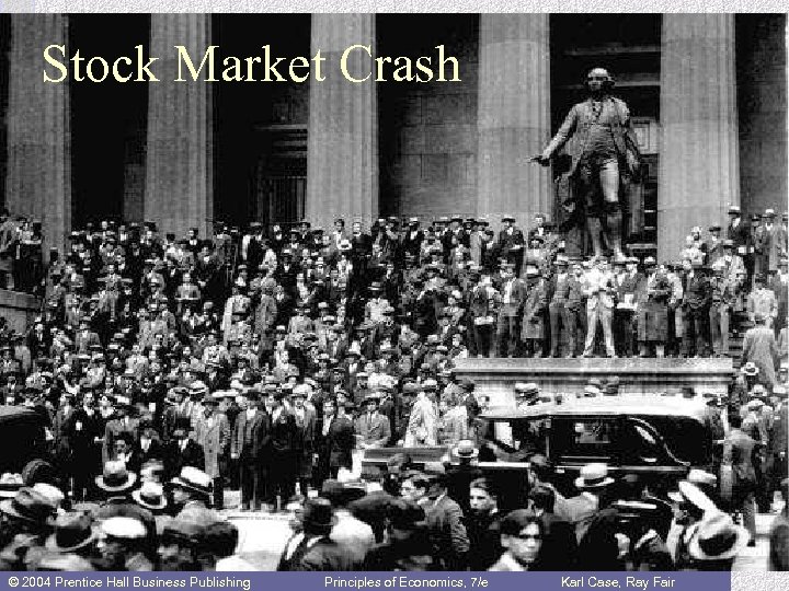 C H A P T E R 17: Introduction to Macroeconomics Stock Market Crash