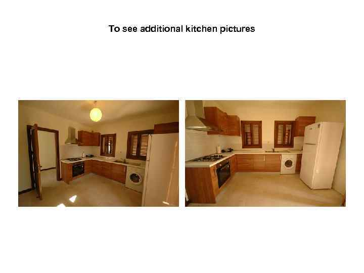 To see additional kitchen pictures 