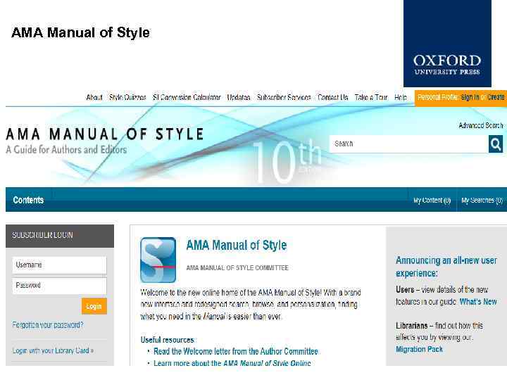 AMA Manual of Style M 