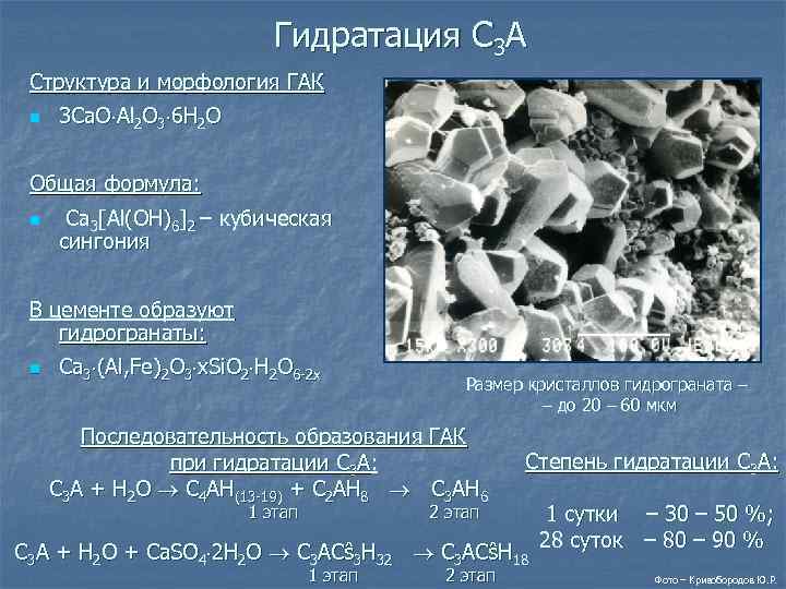 3 гидратация. Гидратация цемента формула. Гидратация портландцемента. Гидратные новообразования цемента. Продукты гидратации портландцемента.