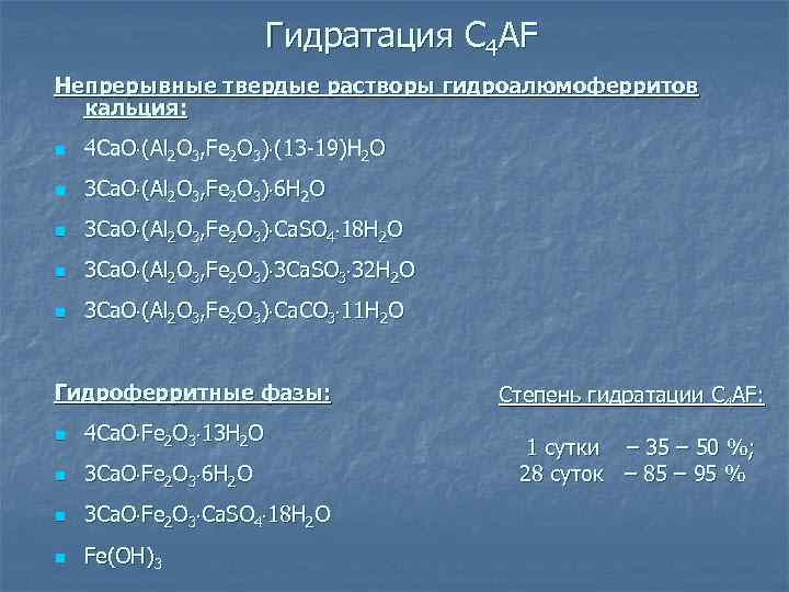 Продуктом гидратации. Гидратация оксида кальция. Гидратация кальция. Реакция гидратации оксида кальция. Гидратация портландцемента.