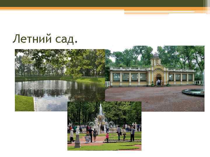 Летний сад. 