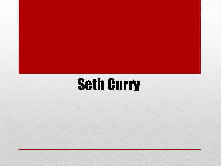 Seth Curry 