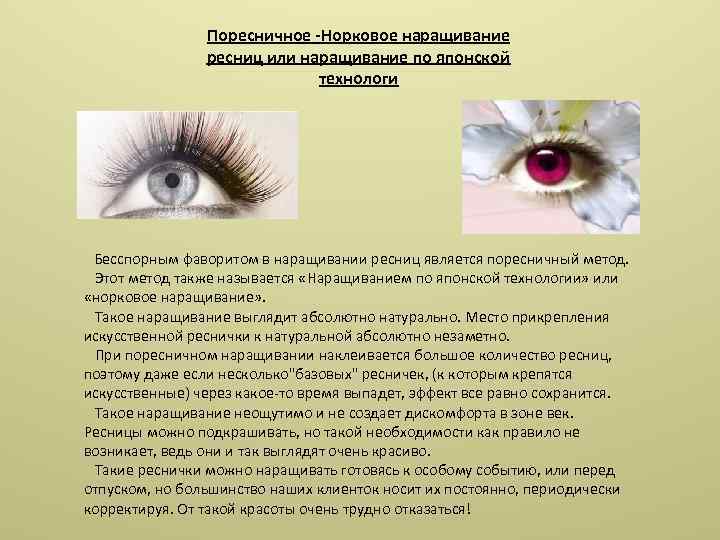 Поресничное -Норковое наращивание ресниц или наращивание по японской технологи Бесспорным фаворитом в наращивании ресниц
