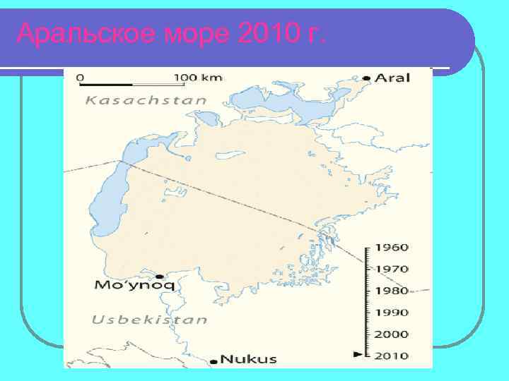 Аральское море 2010 г. 