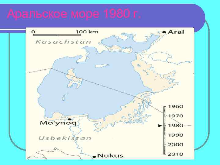 Аральское море 1980 г. 