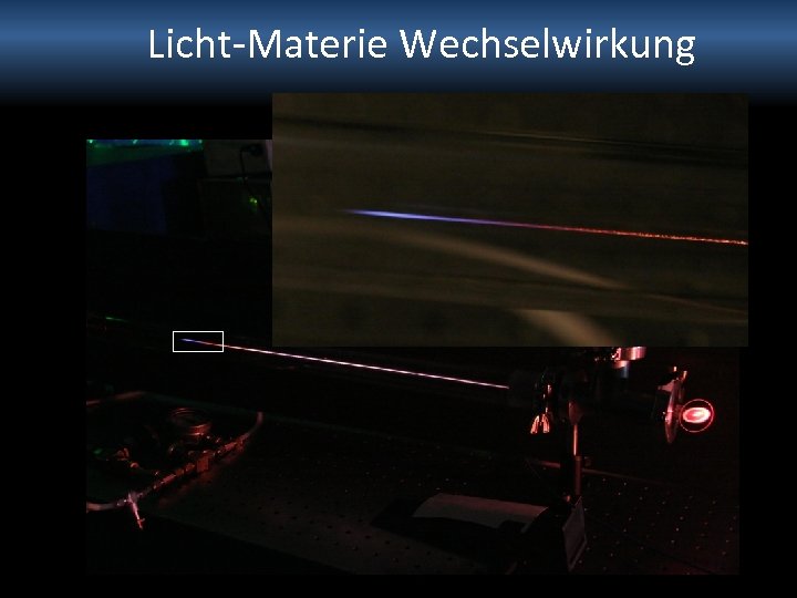Licht-Materie Wechselwirkung 