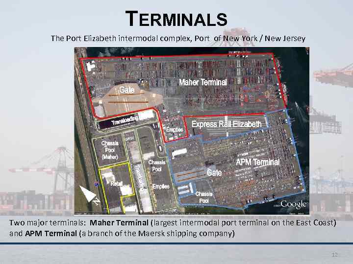 TERMINALS The Port Elizabeth intermodal complex, Port of New York / New Jersey Two