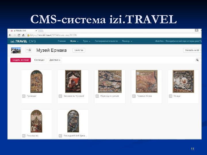 CMS-система izi. TRAVEL 11 