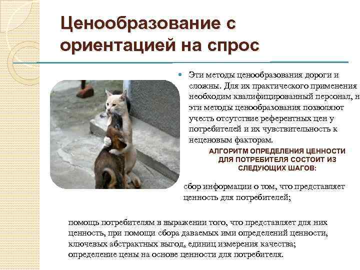 Ценообразование с ориентацией на спрос Эти методы ценообразования дороги и сложны. Для их практического