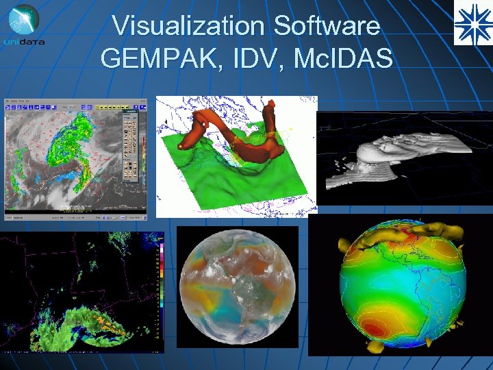 Visualization Software GEMPAK, IDV, Mc. IDAS 
