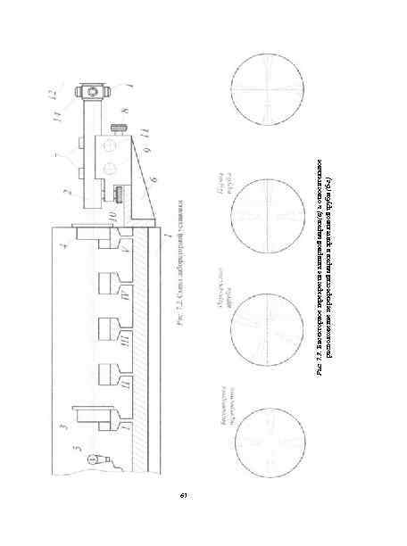 67 Рис. 7. 3. Бисекторное перекрестие визирной марки (а) и относительное расположение перекрестий марки