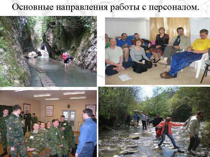 Основные направления работы с персоналом. 