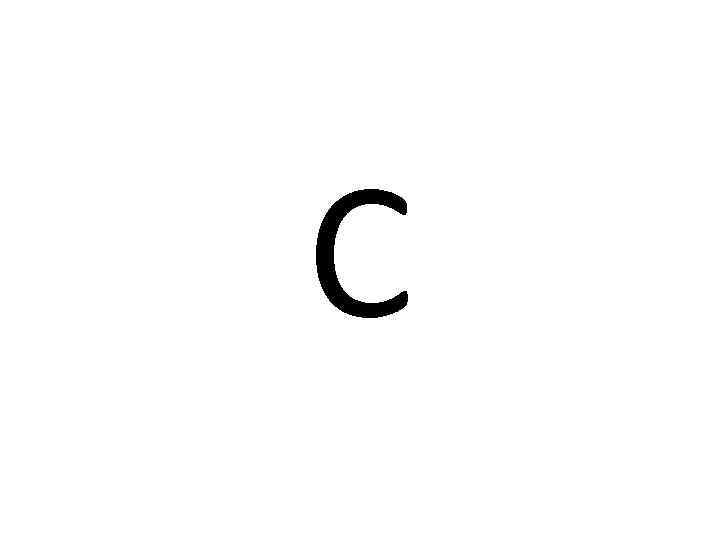 C 