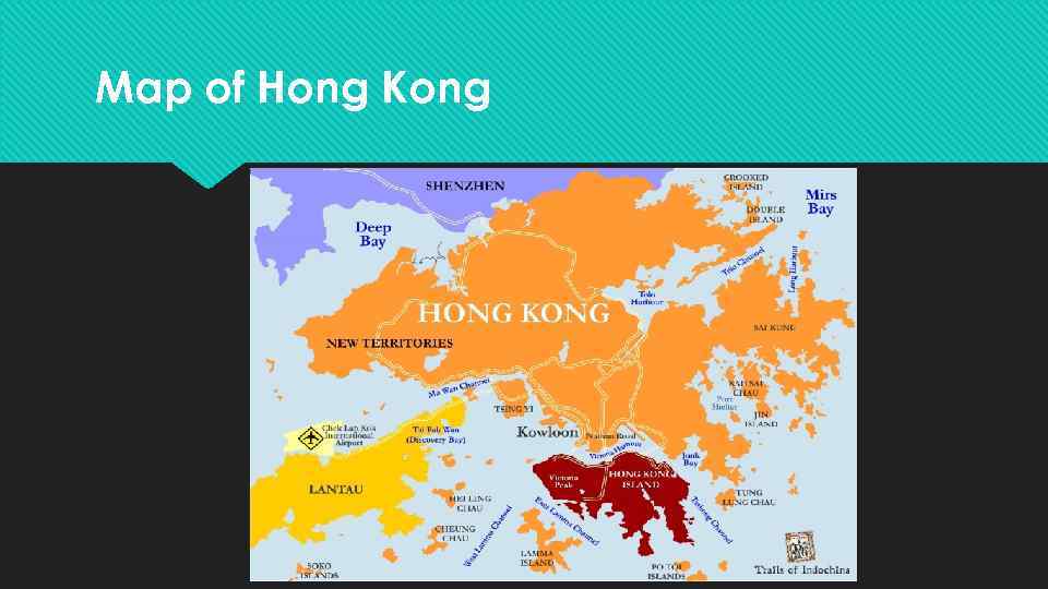 Map of Hong Kong 