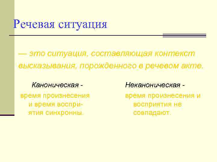 Речевая ситуация. Каноническая речевая ситуация это. Канонические и неканонические речевые ситуации. Каноническая речевая ситуация примеры. Речевая ситуация это ситуация.