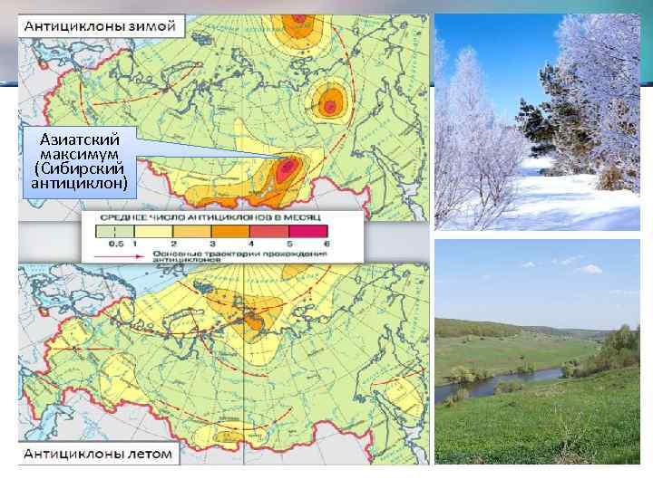 Азиатский максимум (Сибирский антициклон) 