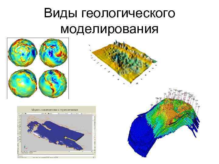 Виды геологического моделирования 