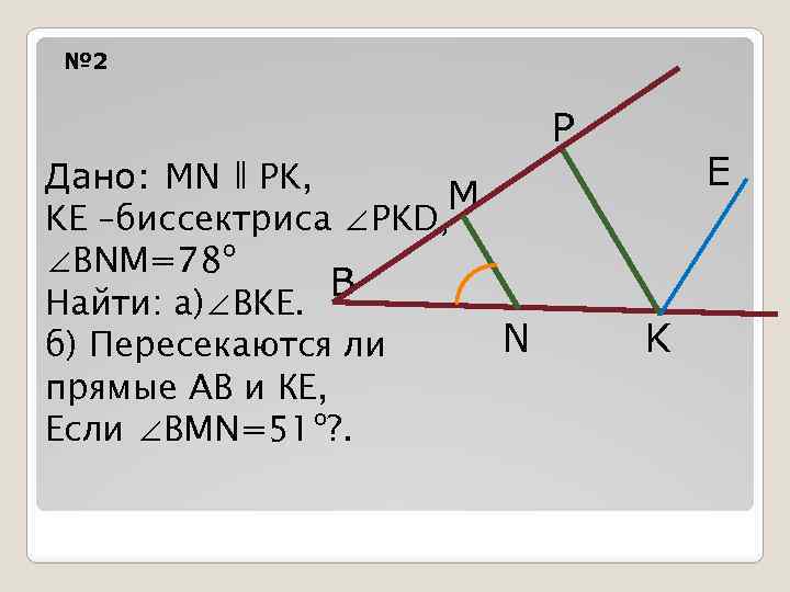 На рисунке 46 fn ne угол mep bep докажите что прямые eb и fn параллельны