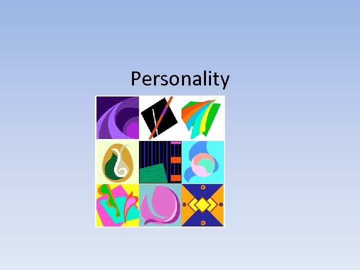 Personality 