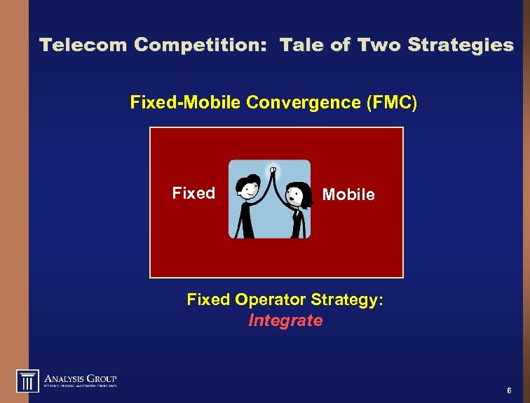 Telecom Competition: Tale of Two Strategies Fixed-Mobile Convergence (FMC) Fixed Mobile Fixed Operator Strategy: