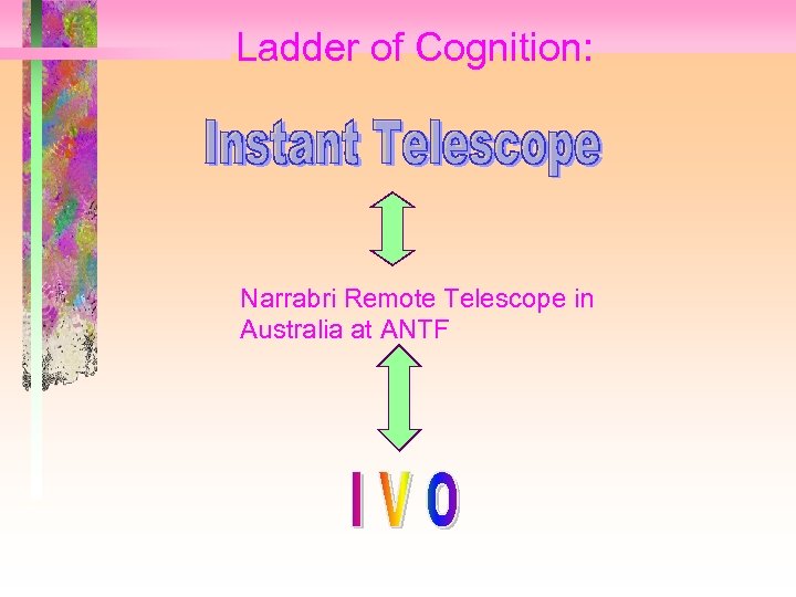 Ladder of Cognition: Narrabri Remote Telescope in Australia at ANTF 