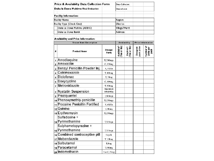 MSH Tanzania ADDO Evaluation Data Collector Training 