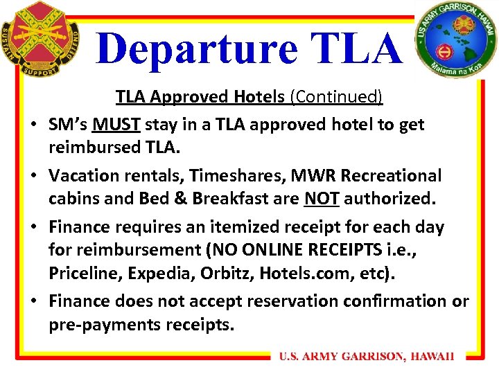 Departure Tla Aloha Welcome To The Housing Services