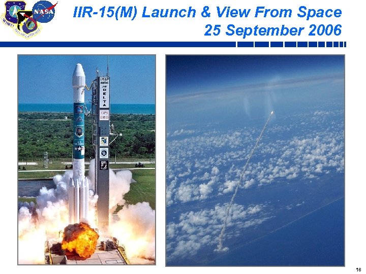 IIR-15(M) Launch & View From Space 25 September 2006 18 