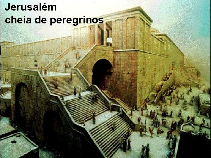Jerusalém cheia de peregrinos 