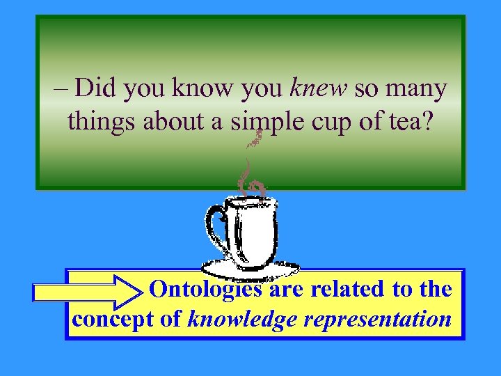 – Did you know you knew so many things about a simple cup of