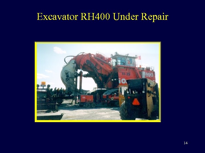 Excavator RH 400 Under Repair 14 