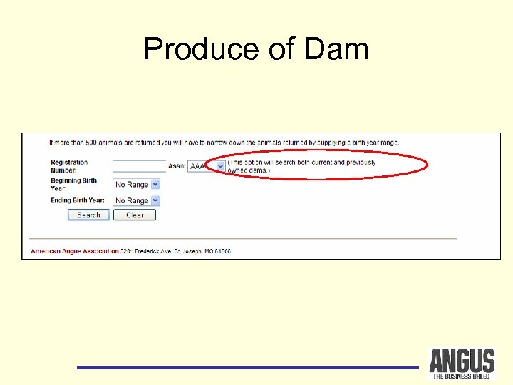 Produce of Dam 
