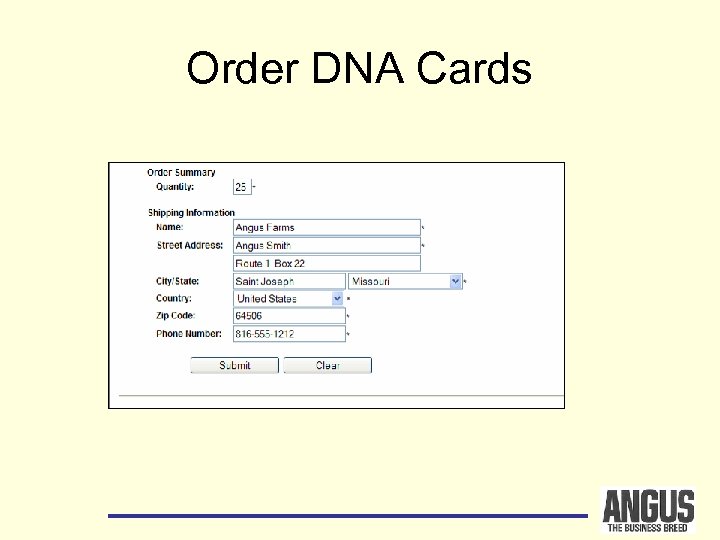 Order DNA Cards 