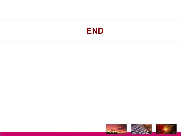 END Copyright Inter. SPICE Ltd. • 