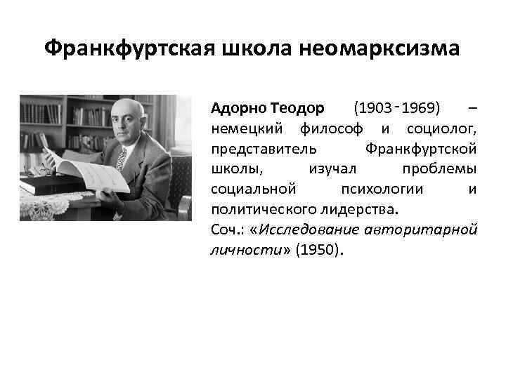 Что за мыслители франкфуртской школы критиковали проект просвещения